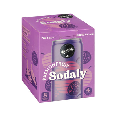 Remedy Sodaly Preb Soda Passionfruit 250ml