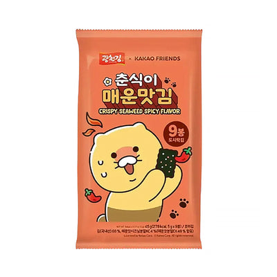 Choonsik Spicy Crispy Seaweed Snack 9pcs/pack