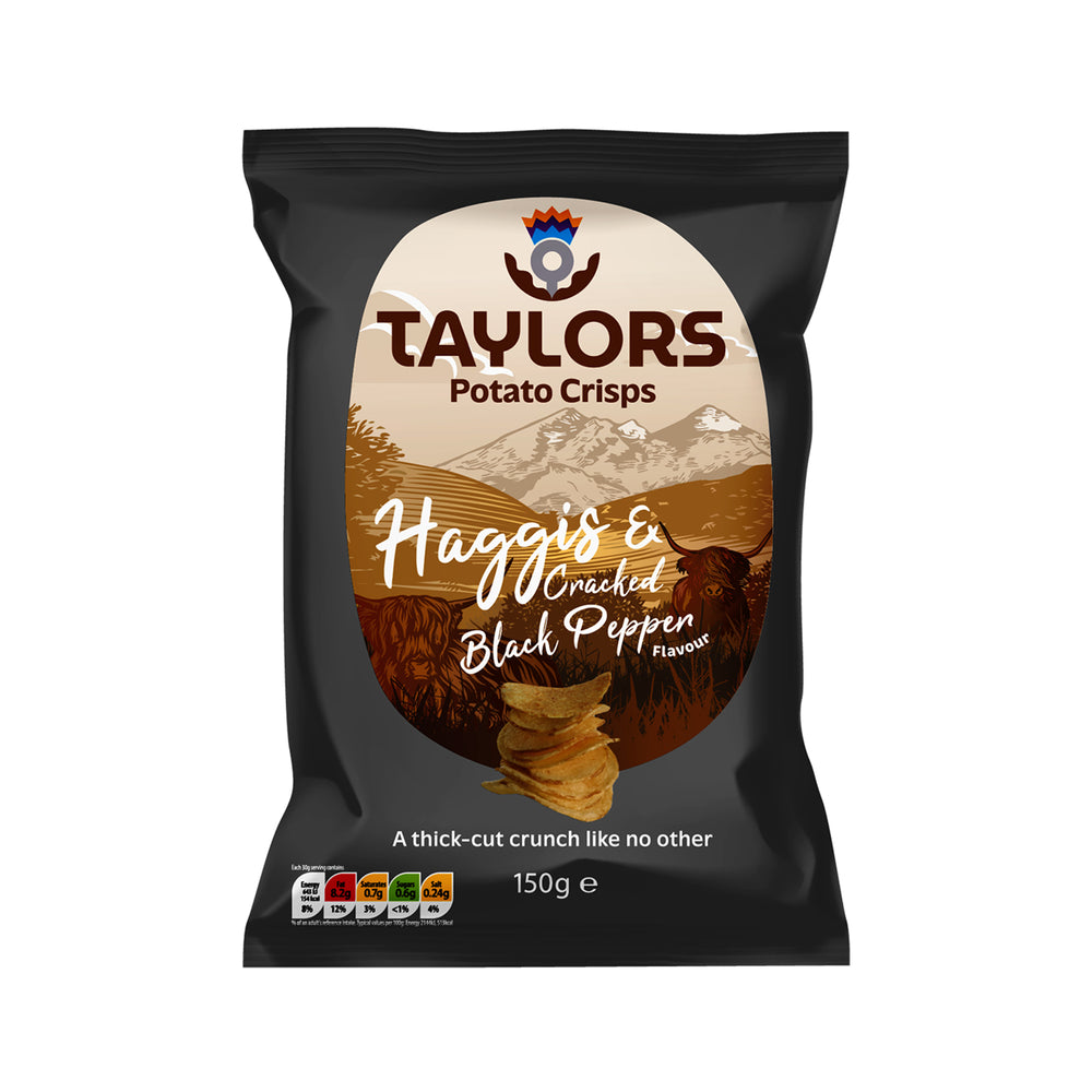 Taylors Standard Haggis & Black Pepper Chip 150g