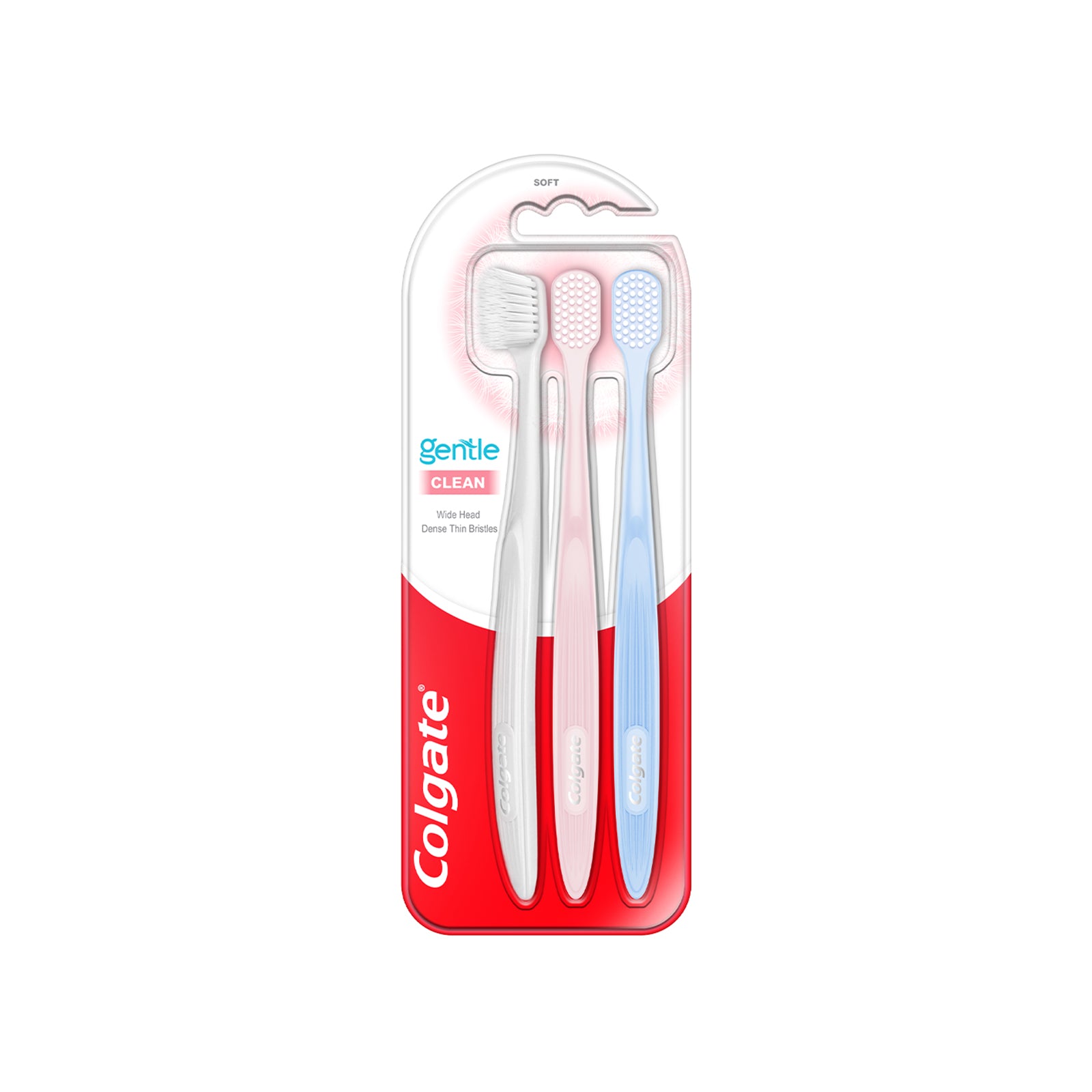 Colgate Gentle Clean Toothbrush 3pcs/pack