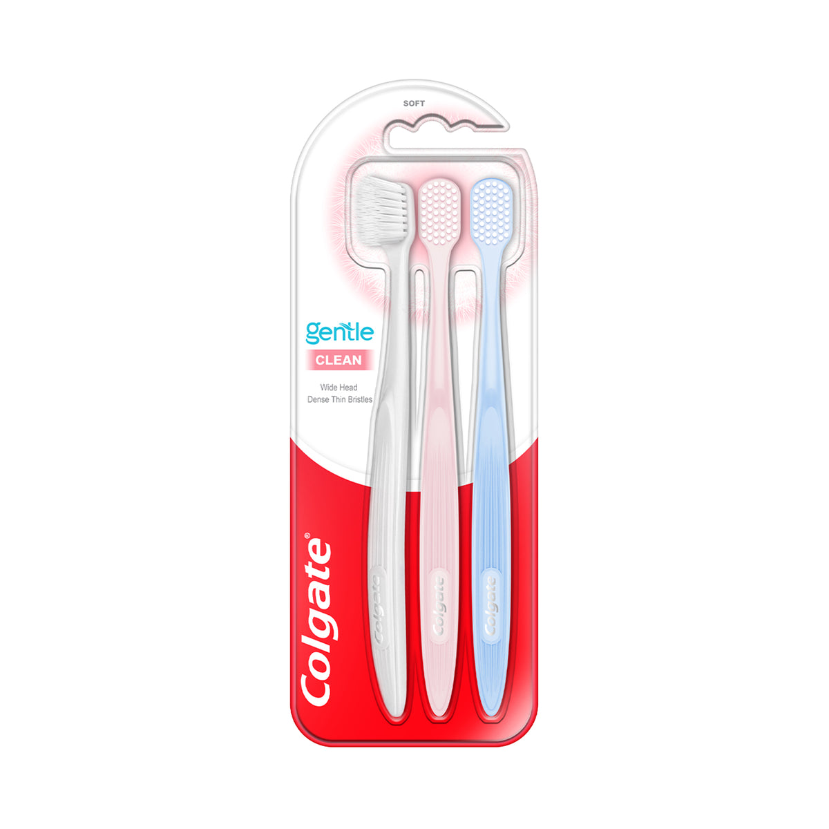 Colgate Gentle Clean Toothbrush 3pcs/pack