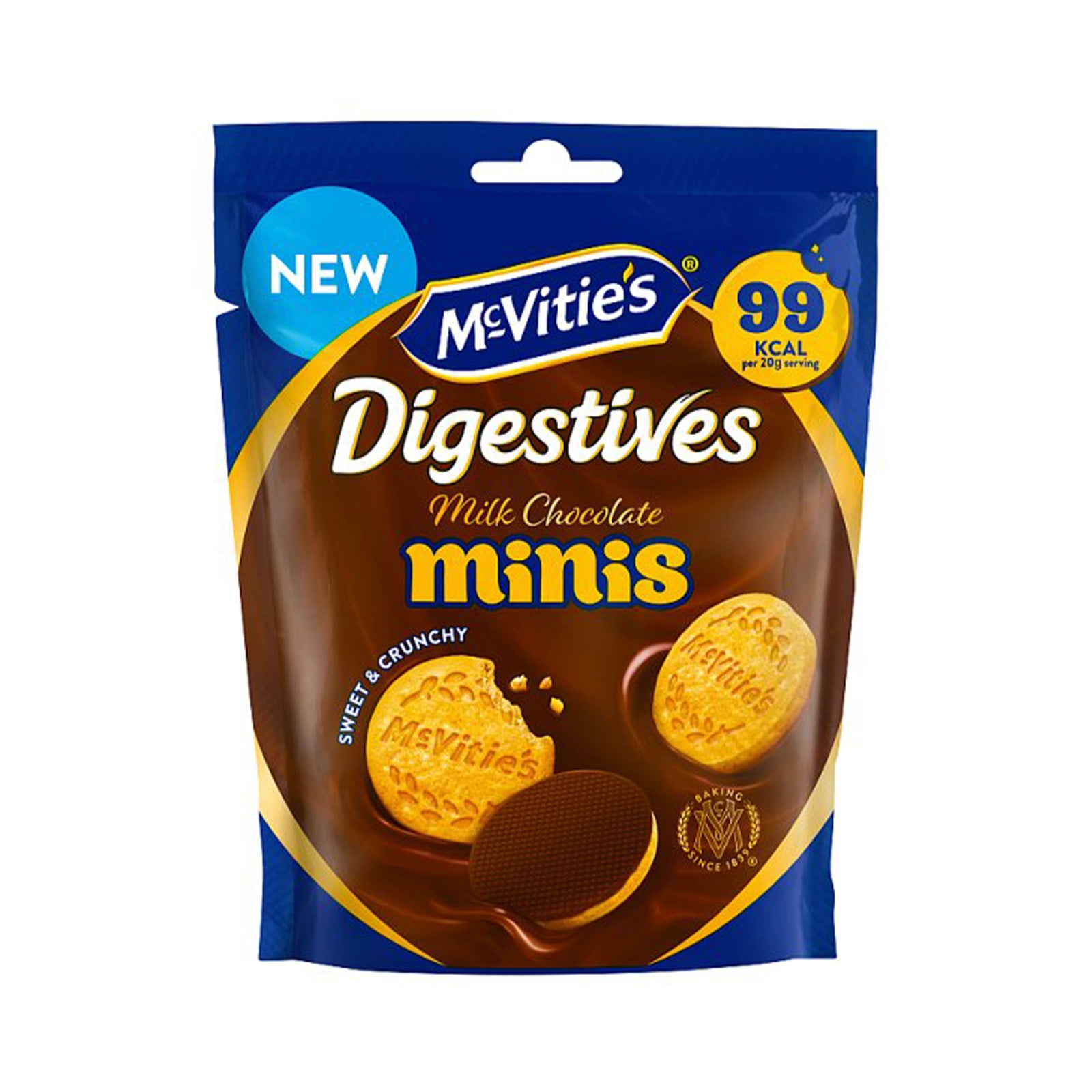 Mcvities Minis Milk Chocolate Digest Pouch 80g