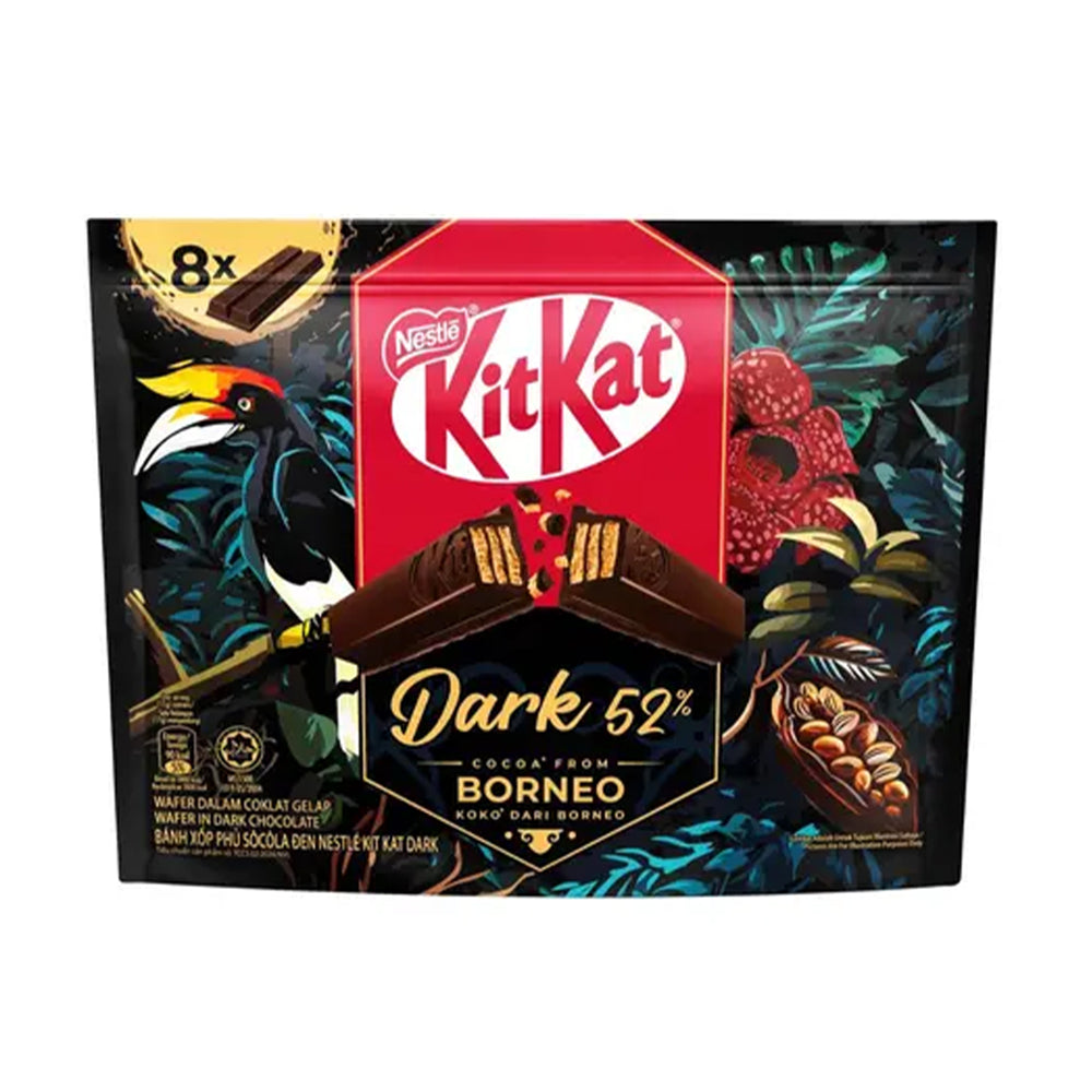KitKat Dark Borneo Chocolate Wafer Sharebag 17g x 8
