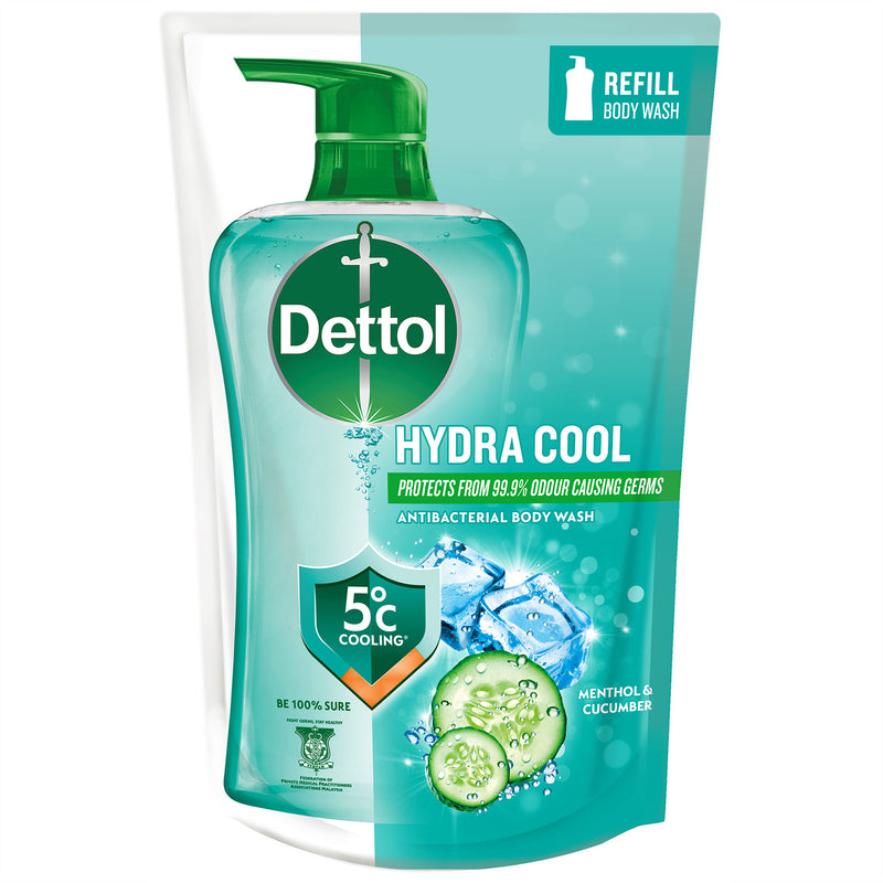 Dettol Hydra Cool Shower Gel Refill 800g