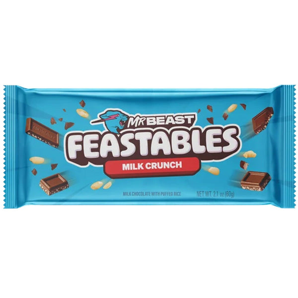 Feastables Mrbeast Milk Crunch Bar 60g