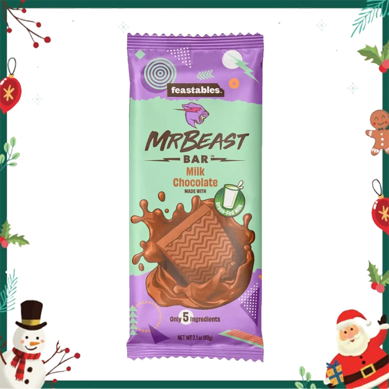 Feastable MrBeast Deez Nuts Milk Chocolate Bar 35g