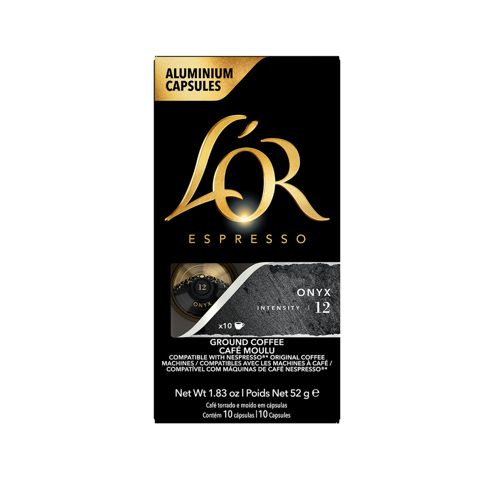 L'or Espresso Onyx Intensity 12 Coffee Cpasules 10pcs/pack