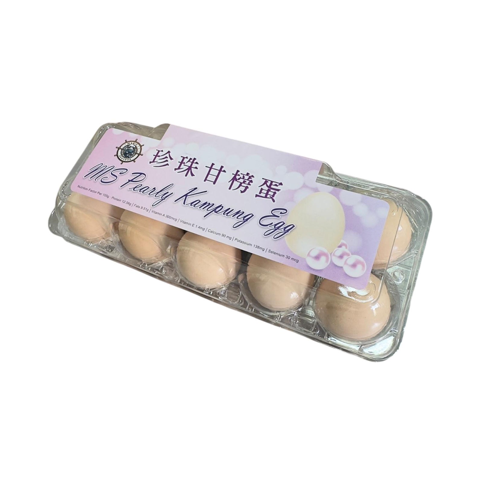 Magic Seafood Pearly Kampung Egg (Medium) 10pcs/pack