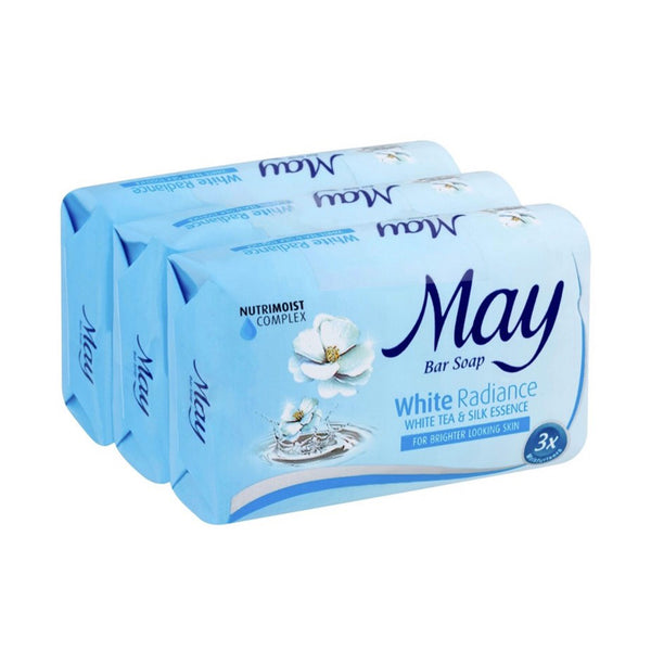 May White Radiance Soap Bar 75g x 3