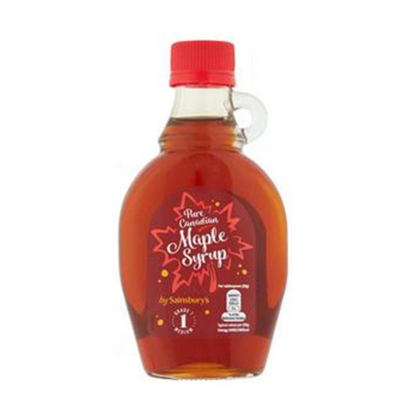 Sainsburys Taste The Difference Pure Can Red Maple Syrup 250g