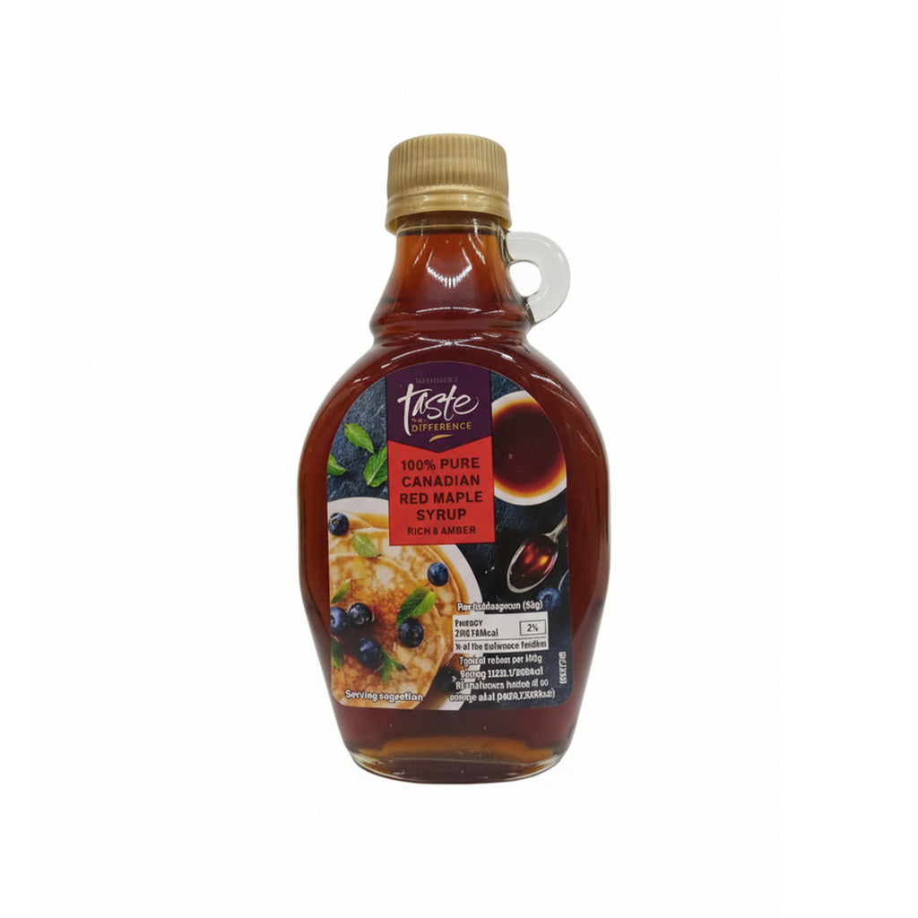 Sainsburys Taste The Difference Pure Can Red Maple Syrup 250g