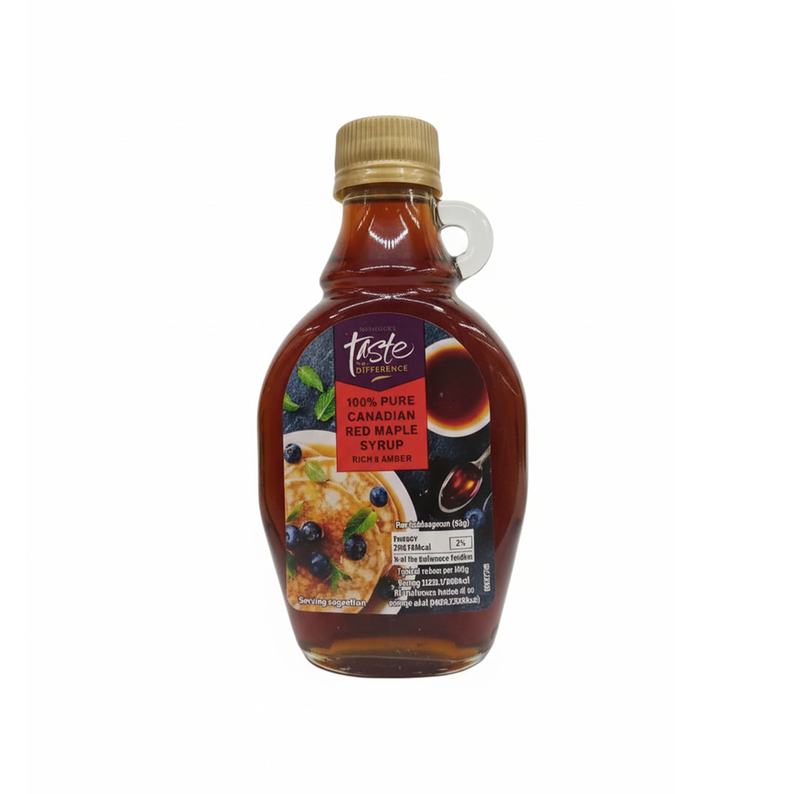 Sainsburys Taste The Difference Pure Can Red Maple Syrup 250g