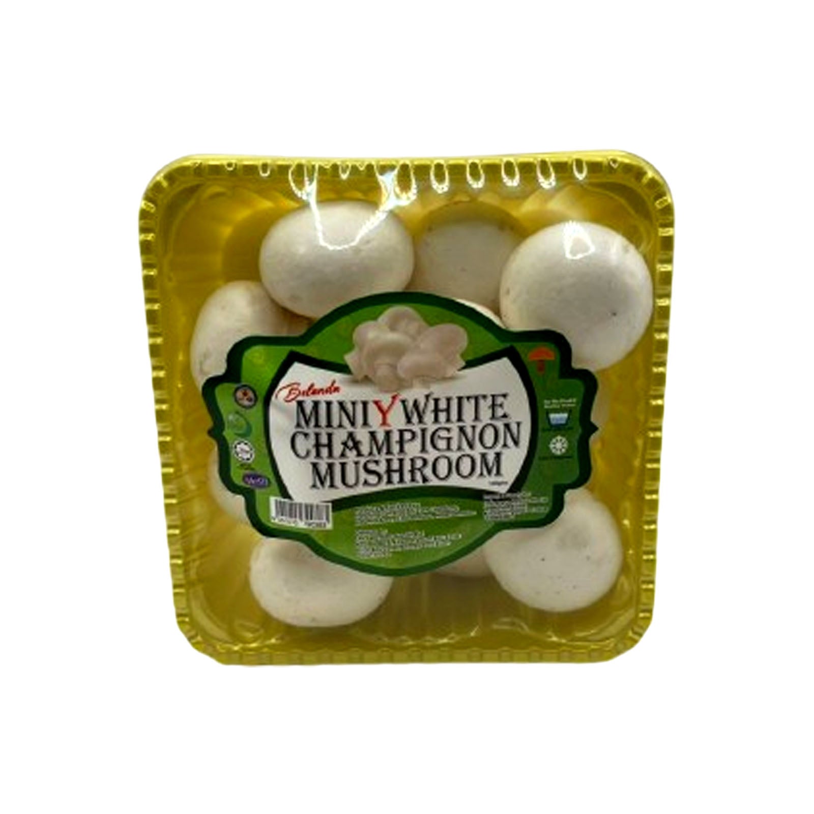 Frais Funghi Mushroom Baby White Button (Malaysia) 100g