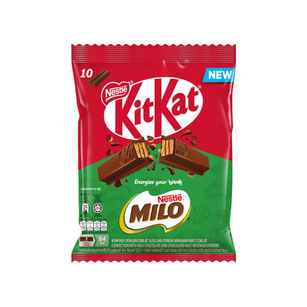 KitKat MILO Flowrap Sharebag 17g x 10