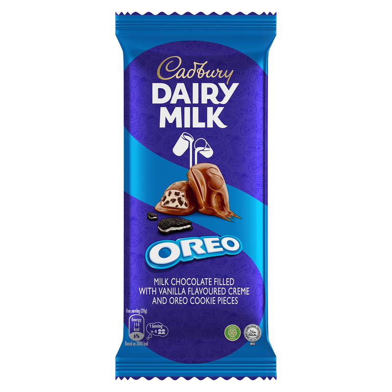 Cadbury Dairy Milk Oreo Chocolate Bar 130g