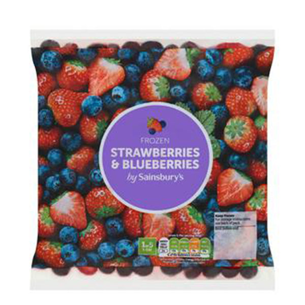 Sainsburys Frozen Strawberry And Blueberries 400g (highest price)