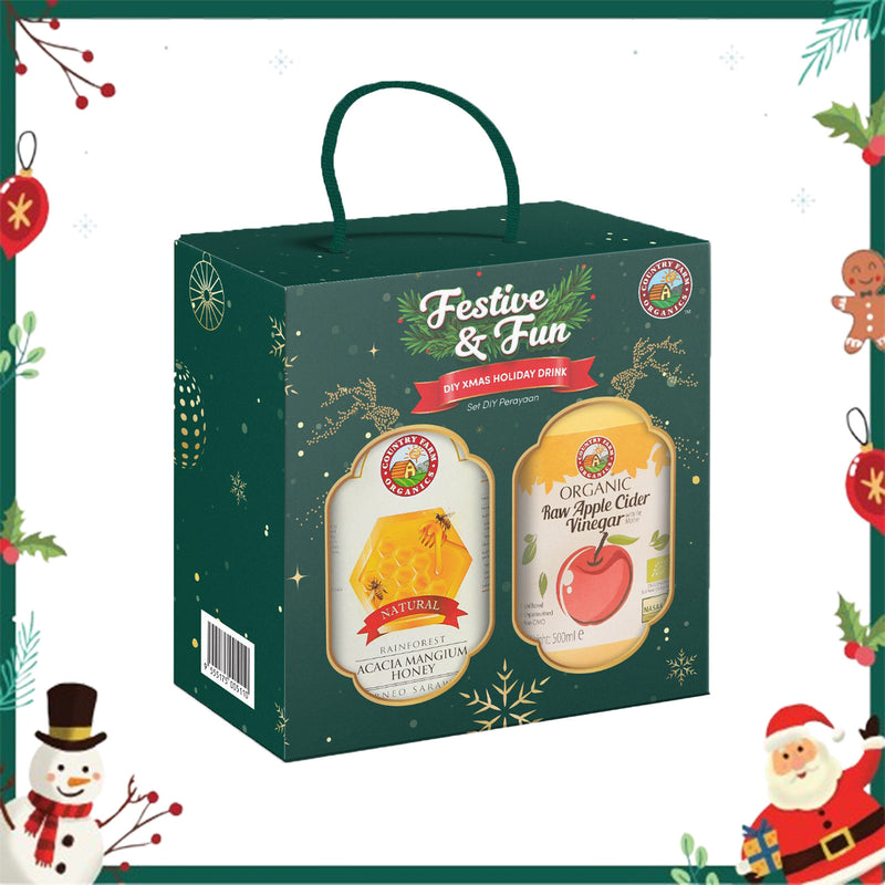 Country Farm Festive & Fun DIY Xmas Holiday Drink 1pack