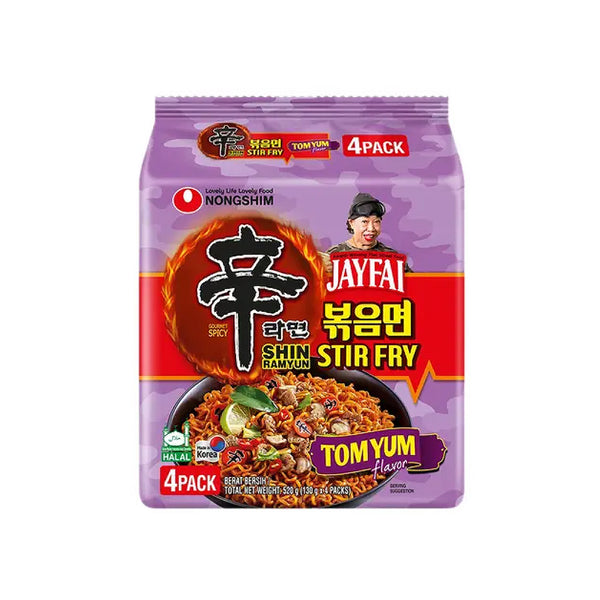 Nongshim Shin Ramyun Stir Fry Tom Yum (Korea) 130g x 4