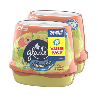 Glade Premium Scented Gel Glistening Peach 180g x 2