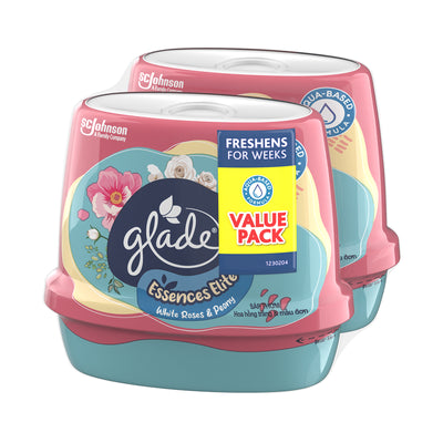 Glade Premium Scented Gel Radiant Peony 180g x 2