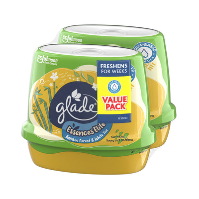 Glade Premium Scented Gel Blooming White 180g x 2