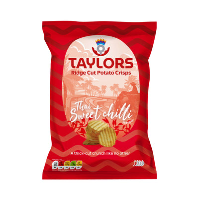 Taylors Thai Sweet Chili Ridge Potato Chips 150g