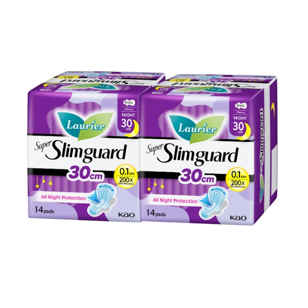 Laurier Super Soft Guard Night 30cm 14pcs x 2