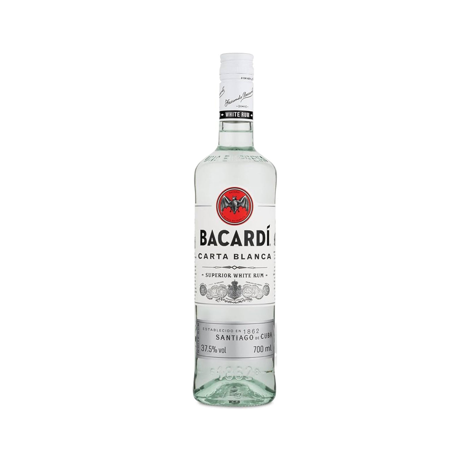 Bacardi Carta Blanca Rum Alc 37.5% 700ml
