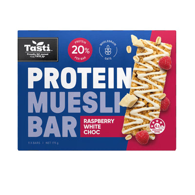 Tasti Protein Muesli Raspberry and White Chocolate 175g