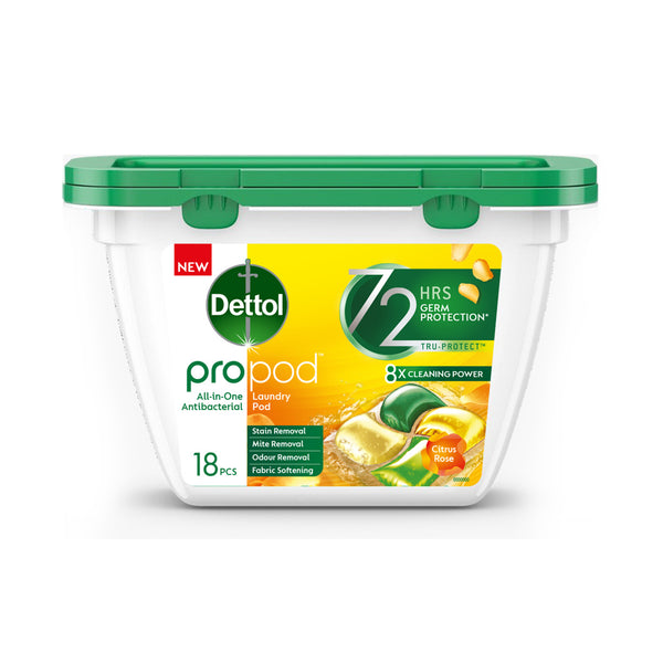 Dettol Laundry Pods Citrus Rose 18pcs/pack (highest price)
