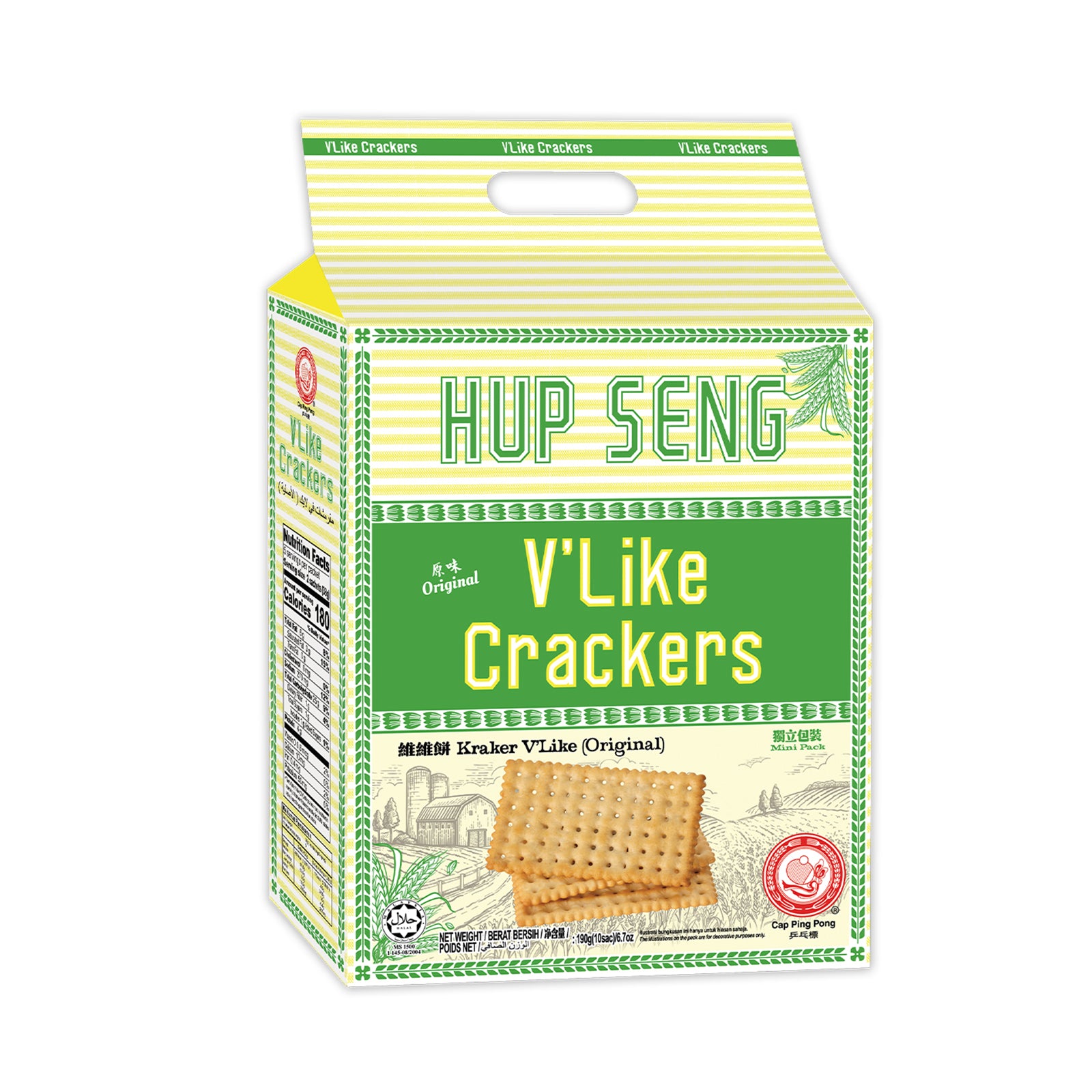 Ping Pong V'Like Original Crackers 190g