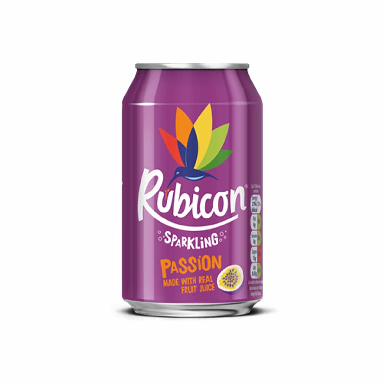Rubicon Passion Fruit Sparkling Cans 330ml