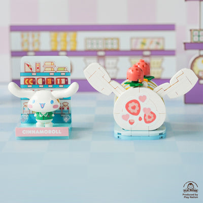 (Exclusive) Cinnamoroll Sugar Roll - Sanrio Konbini Building Blocks 1set