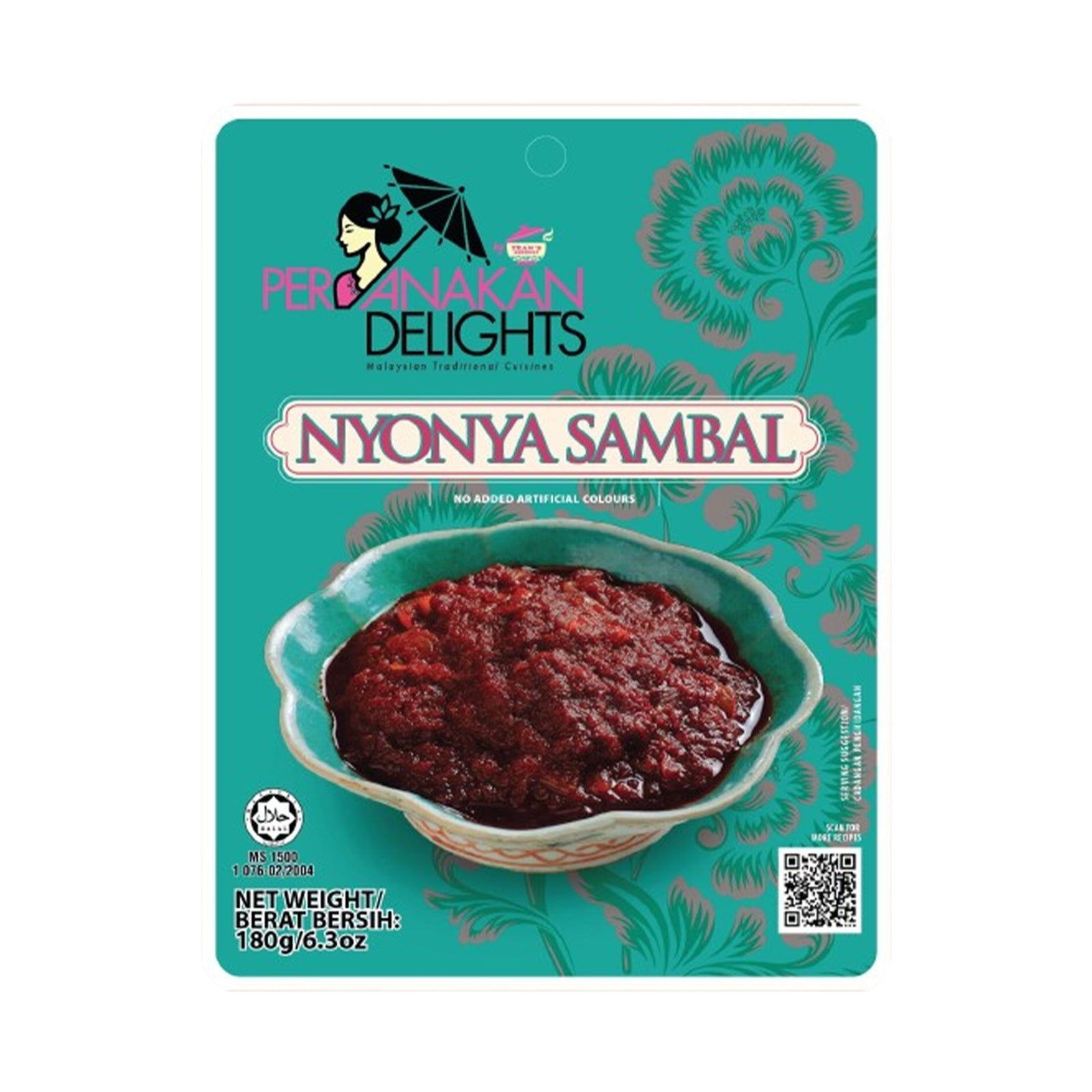 Peranakan Delights Nyonya Sambal 180g