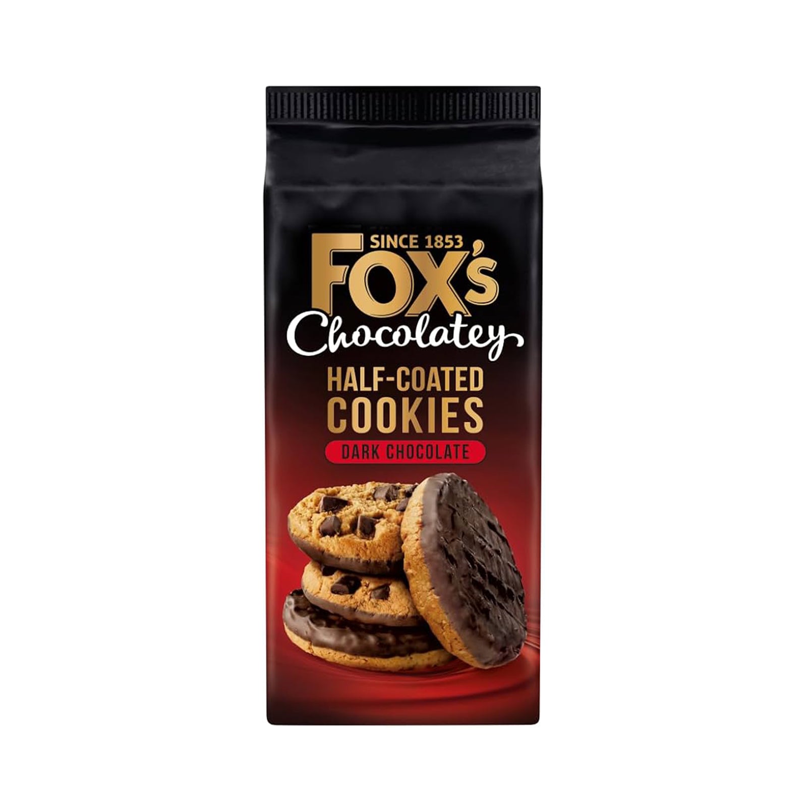 Foxs Chunkie Half Coated Dark Chocolate 175g