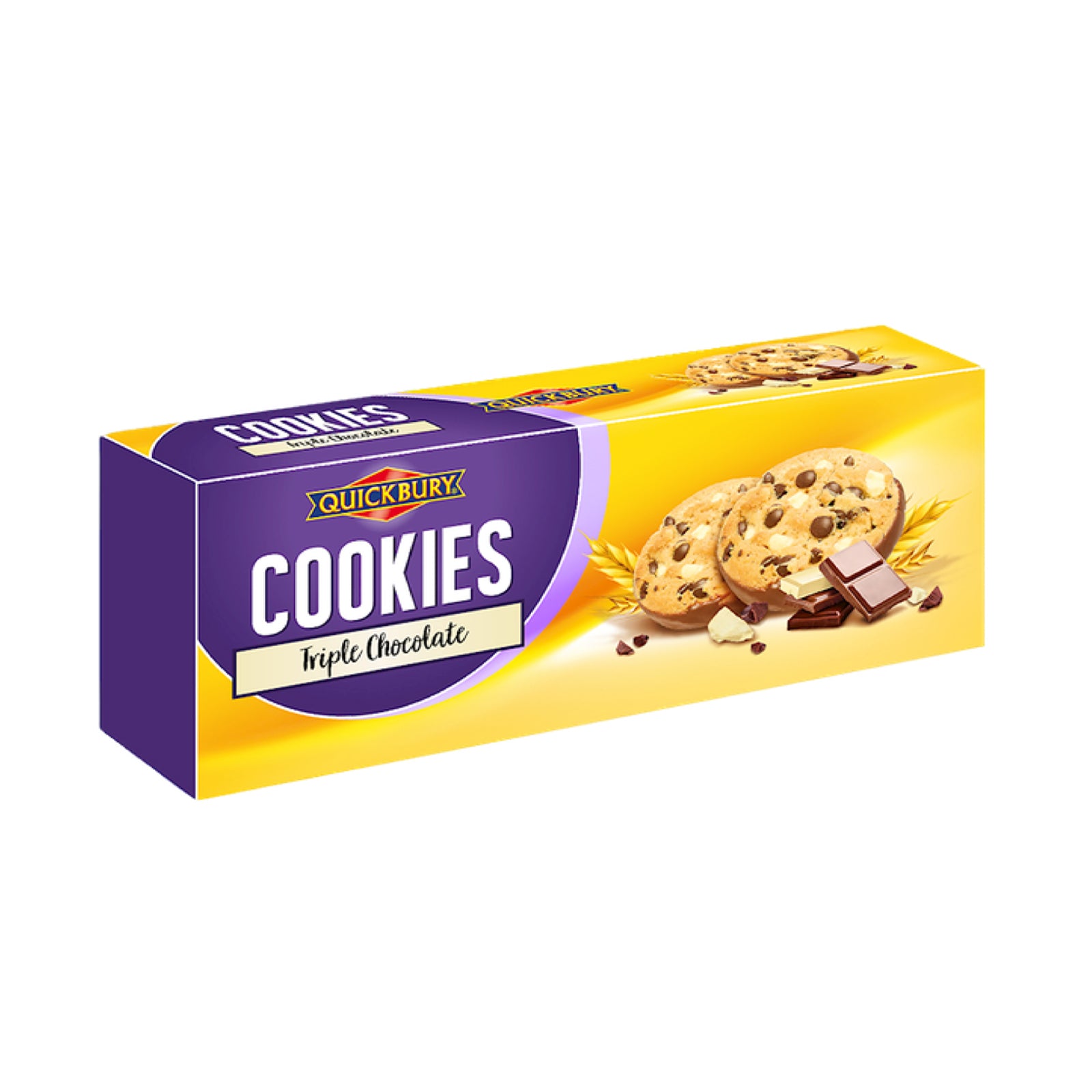 Quickbury Triple Chocolate Cookies 126g