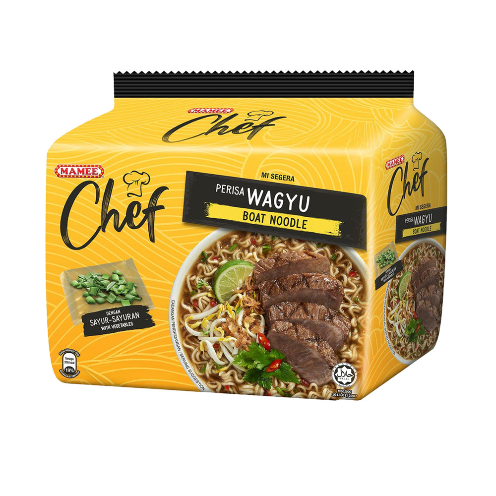 Mamee Chef Wagyu Boat Noodle 93g x4