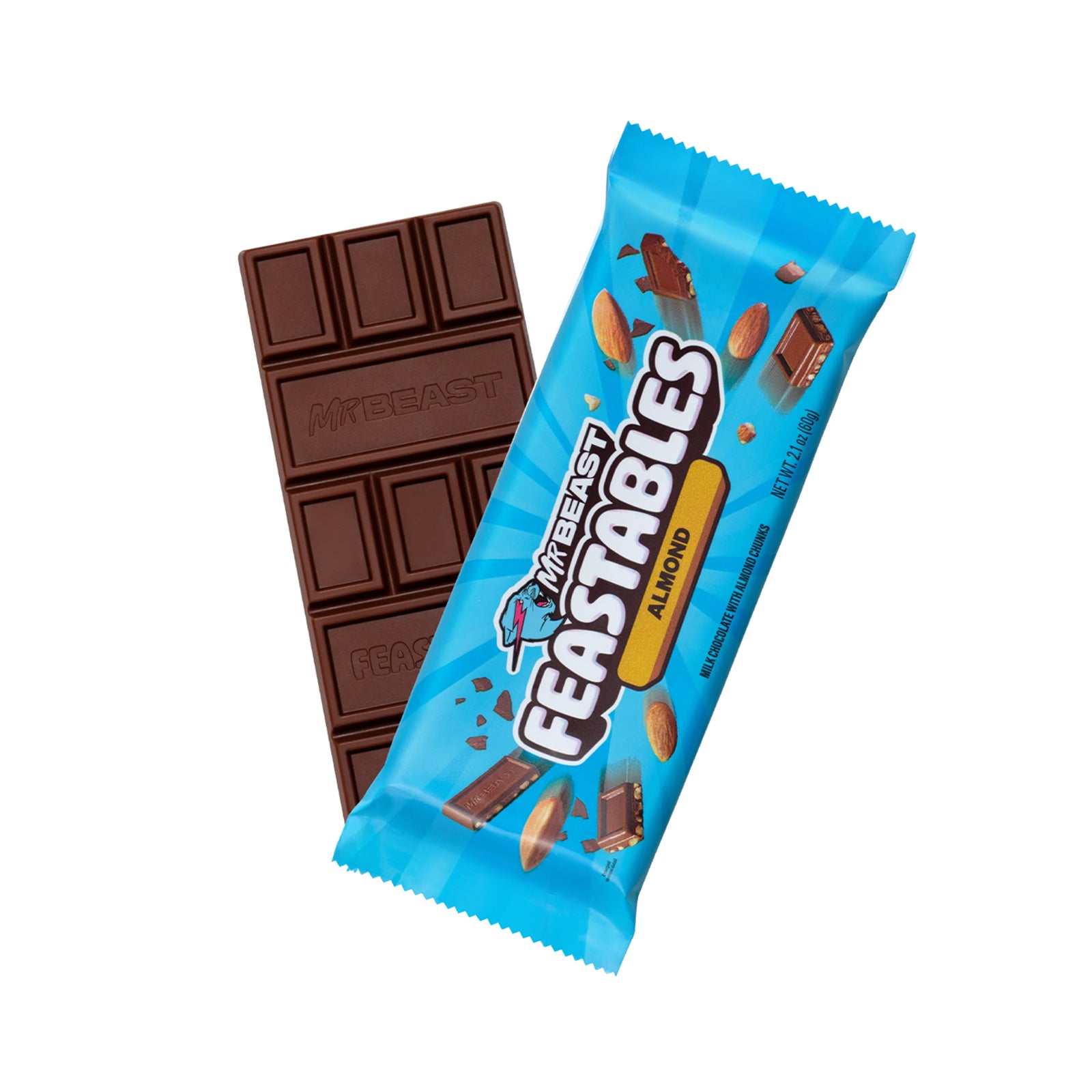 Feastables Mrbeast Almond Bar 60g