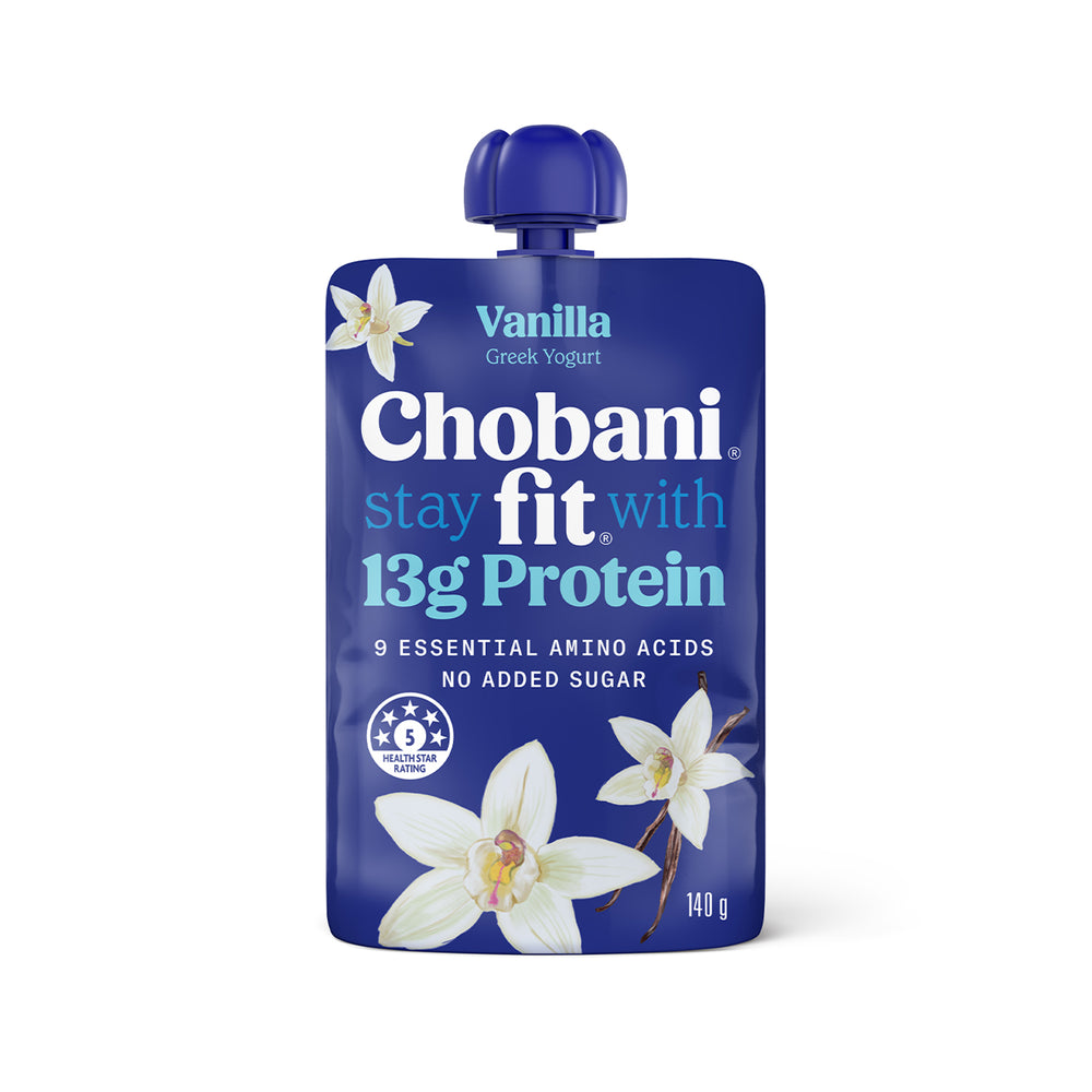 Chobani Fit Vanilla Yogurt Pouch 150g