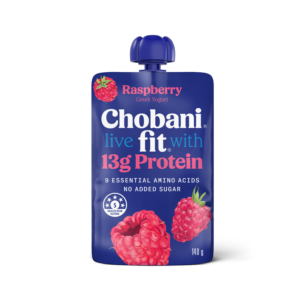 Chobani Fit Raspberry Yogurt Pouch 150g