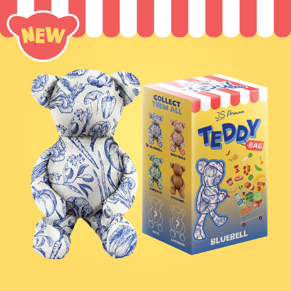JS Premium Teddy Bag Bluebell