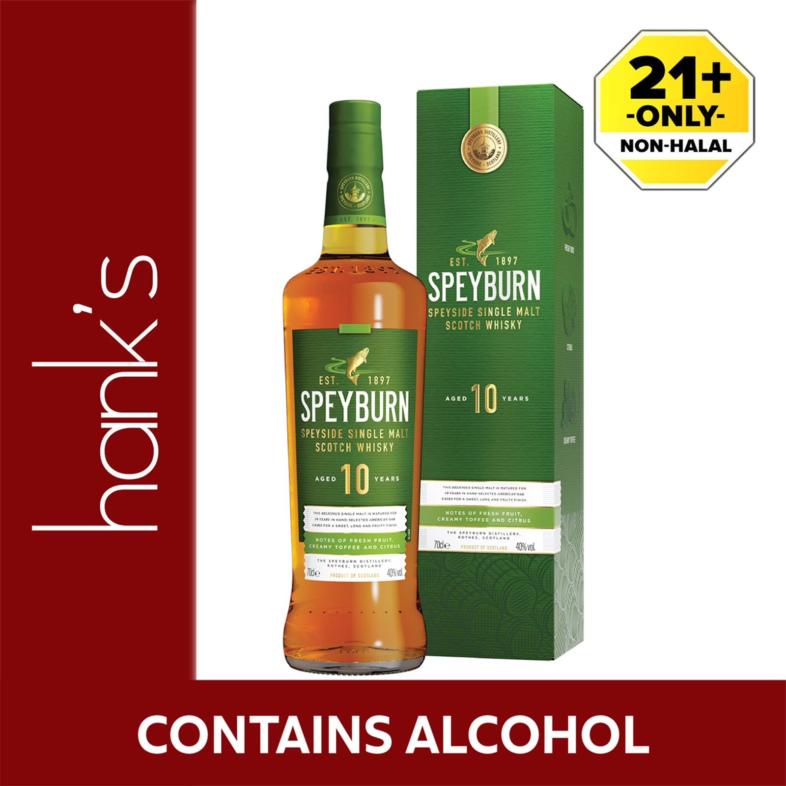 Speyburn Single Malt Whisky 10years 700ml