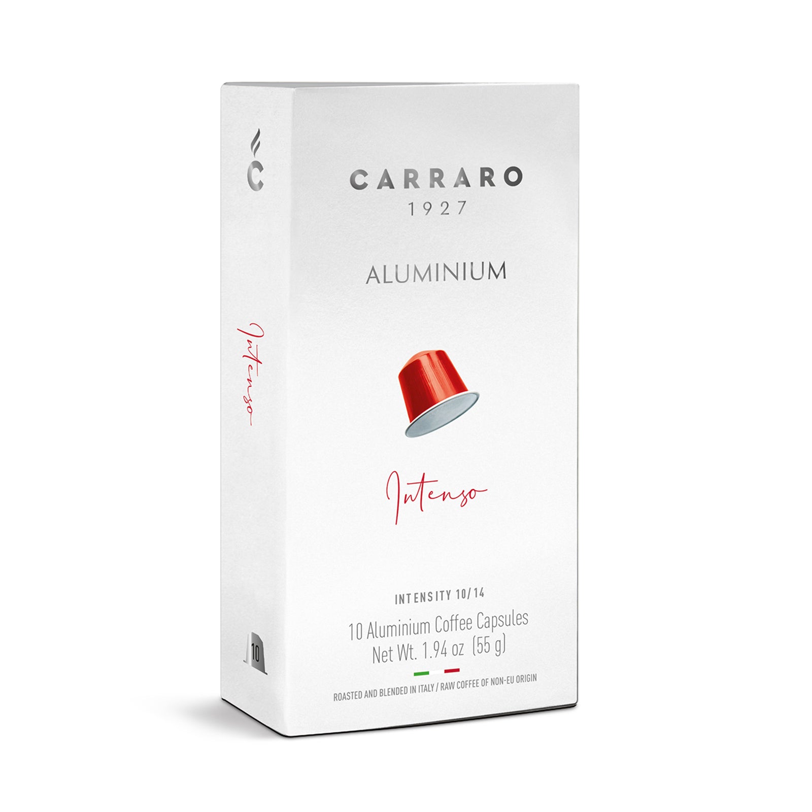 Carraro Intenso Aluminum Capsules 5.5g x 10