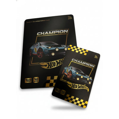 Touch N Go Card (Hot Wheels Black Car Edition) 1unit