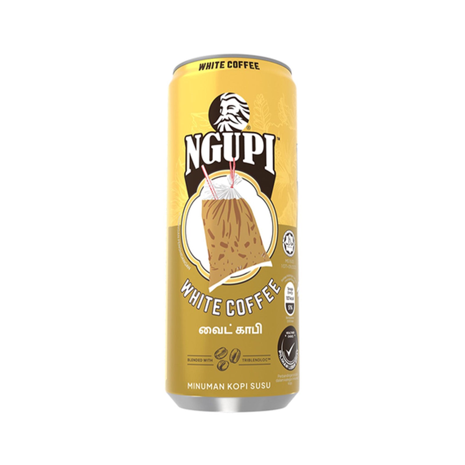 Zus Ngupi White Coffee 240ml
