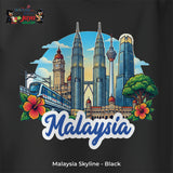 JS Apparel - Malaysia Skyline (Black-M)