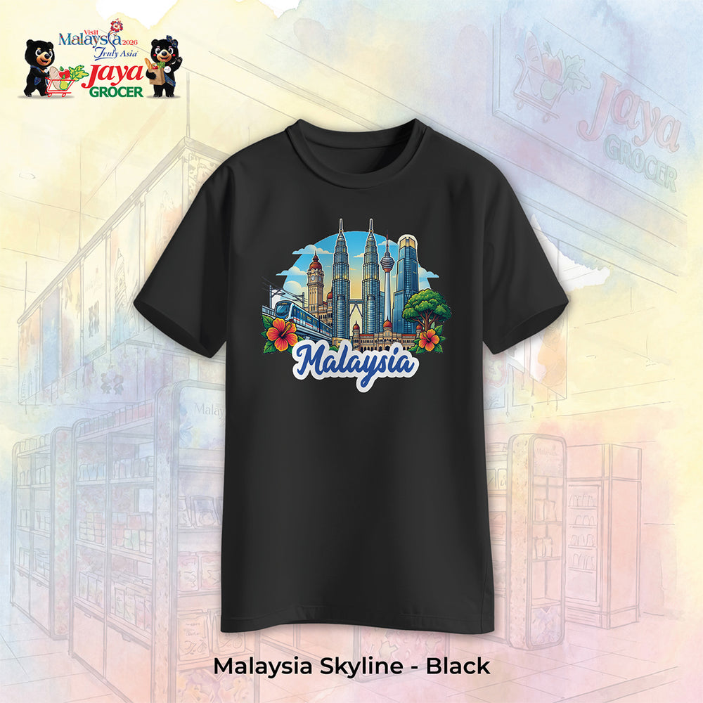 JS Apparel - Malaysia Skyline (Black-L)