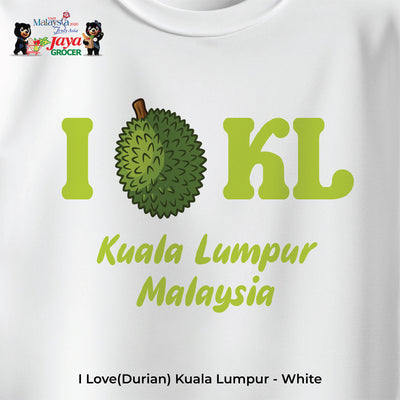 JS Apparel - I Durian KL (White-M)