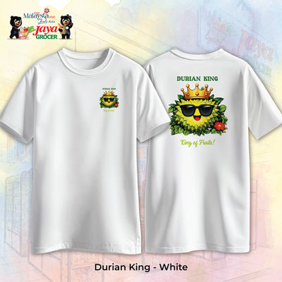 JS Apparel - Durian King (White-M)