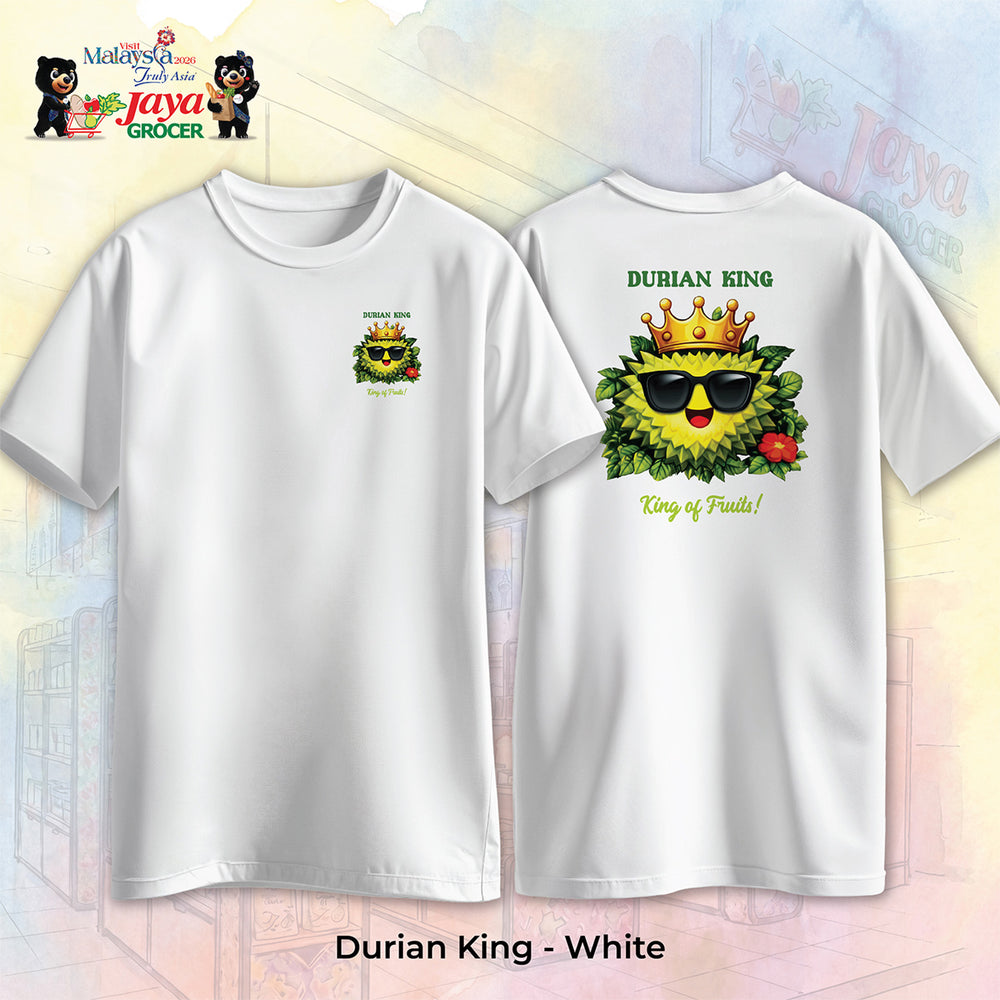 JS Apparel - Durian King (White-XL)
